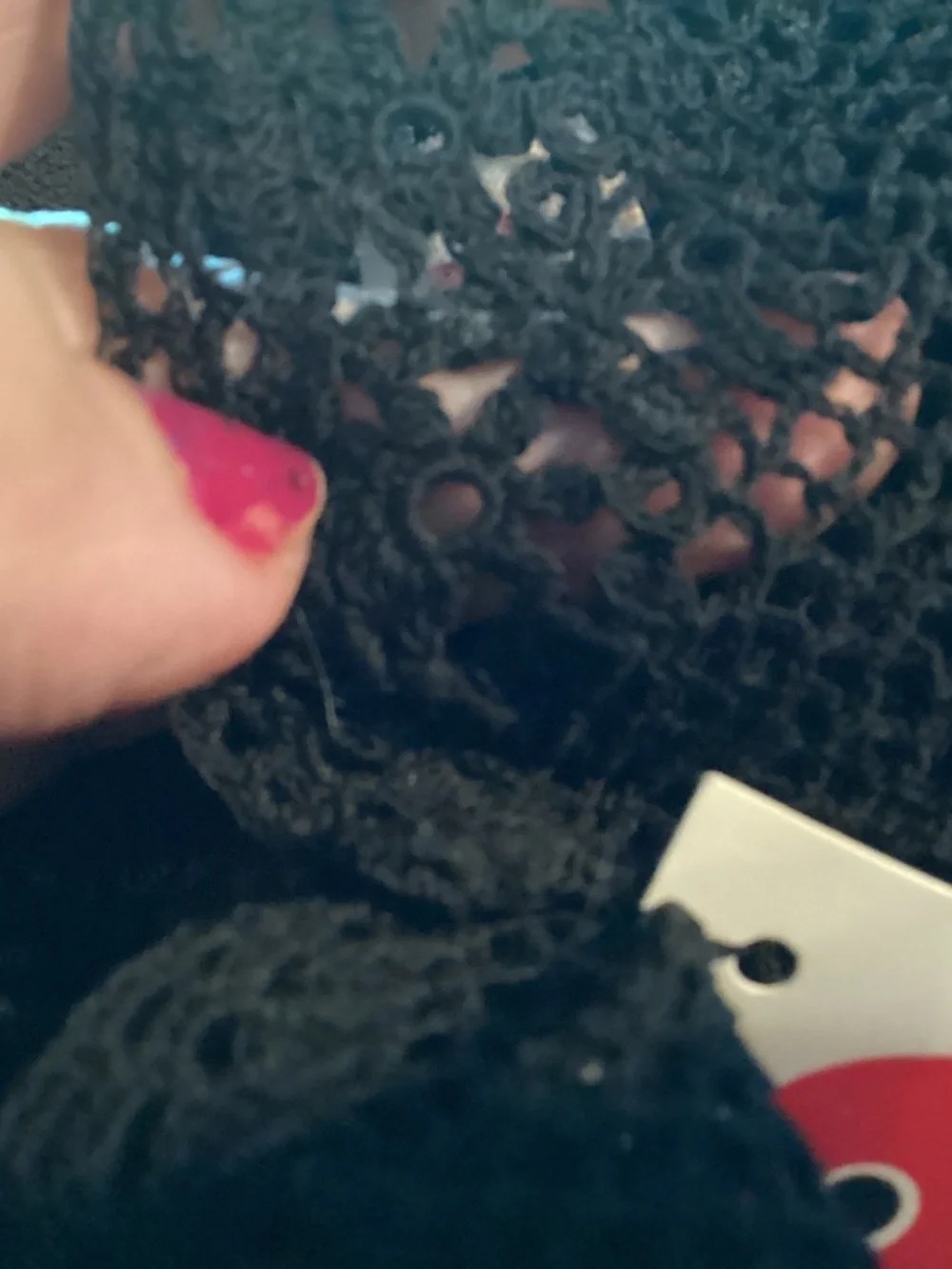 Black fishnet gloves never worn absolutely gorgeous. Detailed